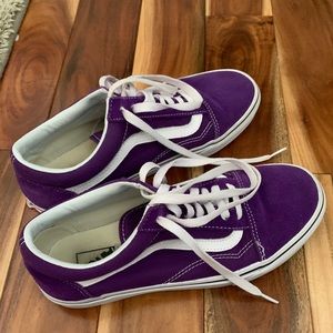 women’s purple vans size 9